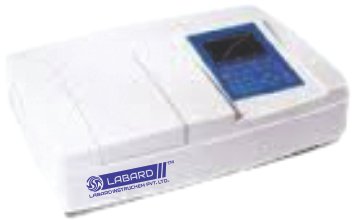 LIM-333 MICROPROCESSOR UV-VIS SPECTROPHOTOMETER (DOUBLE BEAM) EIGHT CELL HOLDER